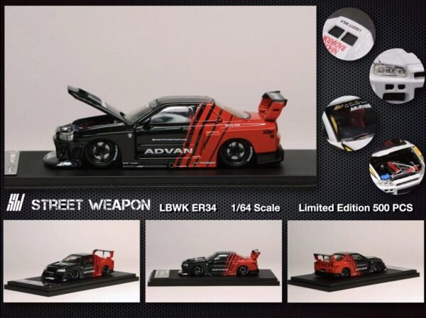 Street Weapon - Nissan GT-R R34 ADVAN