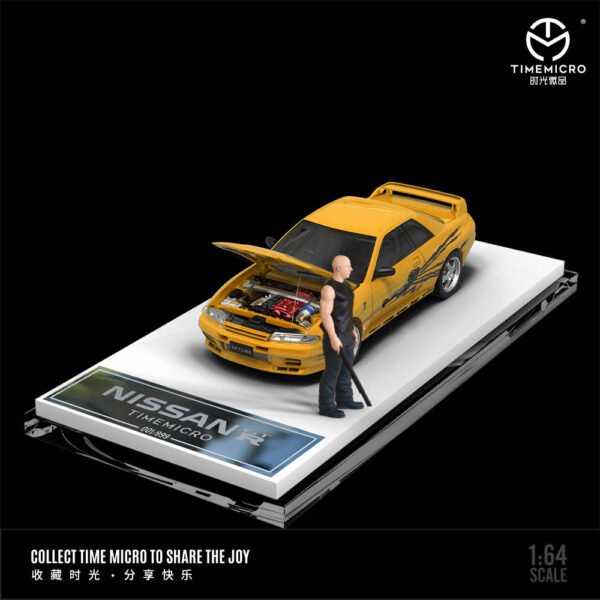 Time Micro - Nissan kyline GT-R R32 Open Hood - Fast & Furious - With Figure
