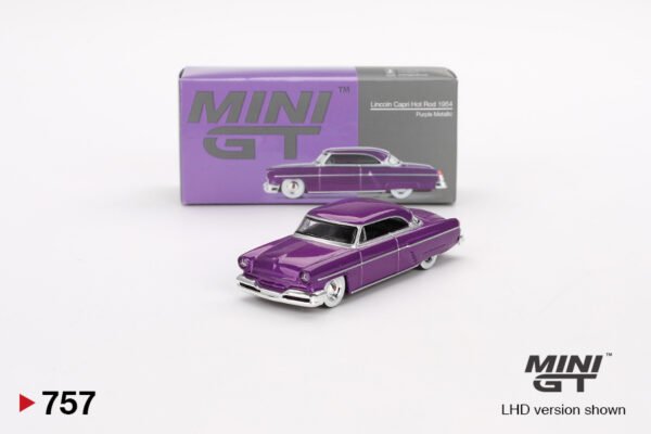 MINIGT 757 - Lincoln Capri Hot Rod 1954 Purple Metallic